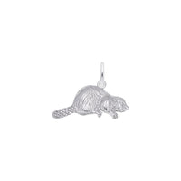 Beaver Charm white (14K) main - Popular Jewelry - New York