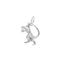 Boxing Kangaroo Charm white (14K) main - Popular Jewelry - New York