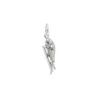 Budgie Charm white (14K) main - Popular Jewelry - New York