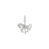 Carousel Horse Charm white (14K) main - Popular Jewelry - New York