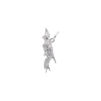 Cockatoo Bird Charm white (14K) main - Popular Jewelry - New York