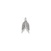 Diamond Angel Wings Pendant white (14K) main - Popular Jewelry - New York