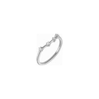 Diamond Aquarius Constellation Ring white (14K) main - Lucky Diamond - New York