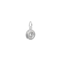 Donut Charm white (14K) main - Popular Jewelry - New York
