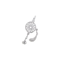 Dream Catcher Charm white (14K) main - Popular Jewelry - New York