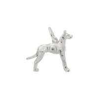 Great Dane Dog Charm white (14K) main - Popular Jewelry - New York