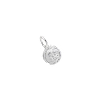 Hamburger Charm white (14K) main - Popular Jewelry - New York