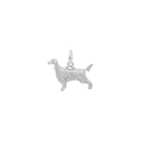 Irish Setter Dog Charm white (14K) main - Popular Jewelry - New York