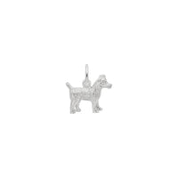 Jack Russell Terrier Dog Charm white (14K) main - Popular Jewelry - New York