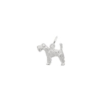 Kerry Blue Terrier Dog Charm white (14K) main - Popular Jewelry - New York