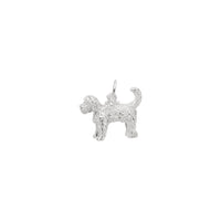Labradoodle Dog Charm white (14K) main - Popular Jewelry - New York
