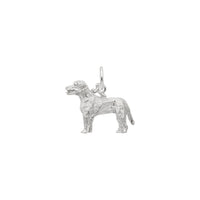 Labrador Retriever Dog Charm white (14K) main - Popular Jewelry - New York