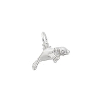 Manatee Charm white (14K) main - Popular Jewelry - New York