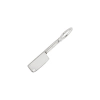 Meat Cleaver Charm white (14K) main - Popular Jewelry - New York