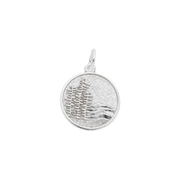 Mountain Scene Charm white (14K) main - Popular Jewelry - New York