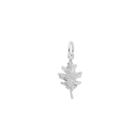Oak Leaf Charm white (14K) main - Popular Jewelry - New York