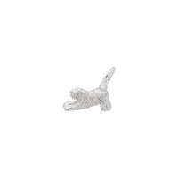 Old English Sheep Dog Charm white (14K) - main - Popular Jewelry - New York