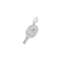 Ping Pong Paddle Charm white (14K) main - Popular Jewelry - New York