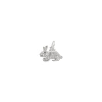 Rabbit Charm white (14K) main - Popular Jewelry - New York