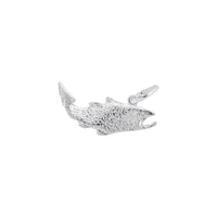 Salmon Fish Charm white (14K) main - Popular Jewelry - New York