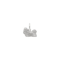 Shih Tzu Dog Charm white (14K) main - Popular Jewelry - New York