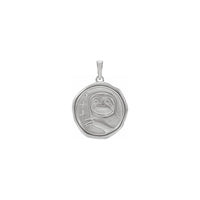 Sloth Spirit Animal Pendant white (14K) front - Popular Jewelry - New York