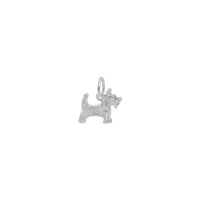Small Scottie Dog Charm white (14K) main - Popular Jewelry - New York