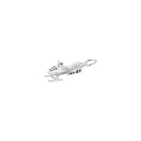 Snowmobile Charm white (14K) main - Popular Jewelry - New York