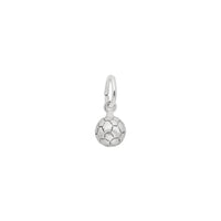 Soccer Ball Charm white (14K) main - Popular Jewelry - New York