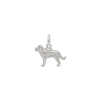 St. Bernard Dog Charm white (14K) main - Popular Jewelry - New York