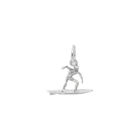 Surfer Charm white (14K) main - Popular Jewelry - New York