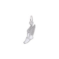 Winged Shoe Charm white (14K) main - Popular Jewelry - New York