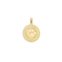 ALASKA Bear Paw Print Pendant (14K)
