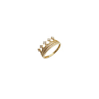 CZ Crown Ring (14K)