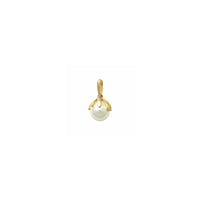 Lush Pearl Pendant (14K) back - Popular Jewelry - New York