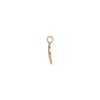 Strawberry Enamel Pendant (14K)