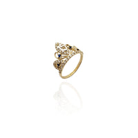 15th Birthday Crown CZ Ring (14K) New York Popular Jewelry