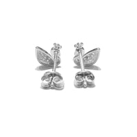 Swan CZ Earring (14K)