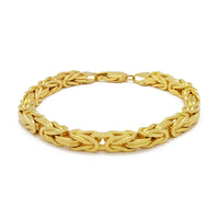 Super/Byzantine Link Bracelet (14K) 14 Karat Yellow Gold, Popular Jewelry New York