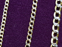 Two-Tone Lightweight Flat Cubanlink Chain 14K - Lucky Diamond 恆福珠寶金行 New York City 169 Canal Street 10013 Jewelry store Playboi Charlie Chinatown @luckydiamondny 2124311180