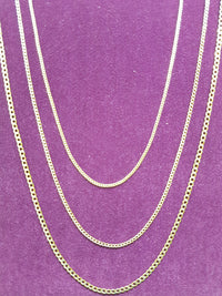 Two-Tone Lightweight Flat Cubanlink Chain 14K - Lucky Diamond 恆福珠寶金行 New York City 169 Canal Street 10013 Jewelry store Playboi Charlie Chinatown @luckydiamondny 2124311180