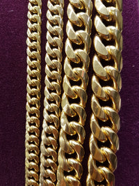 Lightweight Miami Cuban Link Chain - Box Lock (10K)