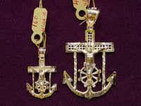 Jesus Anchor Pendant 10K - Lucky Diamond 恆福珠寶金行 New York City 169 Canal Street 10013 Jewelry store Playboi Charlie Chinatown @luckydiamondny 2124311180