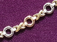 Tri-Gold XOXO Necklace 14K - Lucky Diamond 恆福珠寶金行 New York City 169 Canal Street 10013 Jewelry store Playboi Charlie Chinatown @luckydiamondny 2124311180