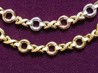 Tri-Gold XOXO Necklace 14K - Lucky Diamond 恆福珠寶金行 New York City 169 Canal Street 10013 Jewelry store Playboi Charlie Chinatown @luckydiamondny 2124311180