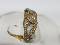 Iced-Out Round Cubanlink Ring 10K - Lucky Diamond 恆福珠寶金行 New York City 169 Canal Street 10013 Jewelry store Playboi Charlie Chinatown @luckydiamondny 2124311180