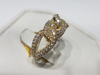 Iced-Out Round Cubanlink Ring 10K - Lucky Diamond 恆福珠寶金行 New York City 169 Canal Street 10013 Jewelry store Playboi Charlie Chinatown @luckydiamondny 2124311180