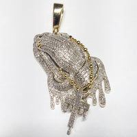 Diamond Praying Pendant (14K)