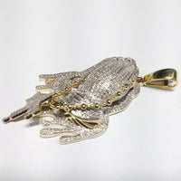 Diamond Praying Pendant (14K)
