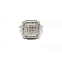 Solid Precious Stones CZ Ring (Sterling Silver)